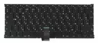 Клавиатура для ноутбука Apple MacBook A1369 2011+, черная с подсветкой, большой ENTER